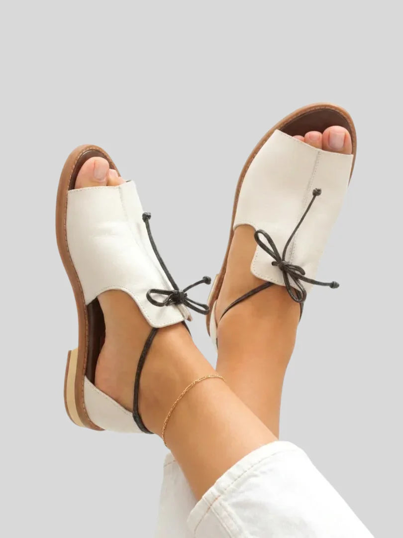 LILLIANA STRAP-STYLE LEATHER SANDALS