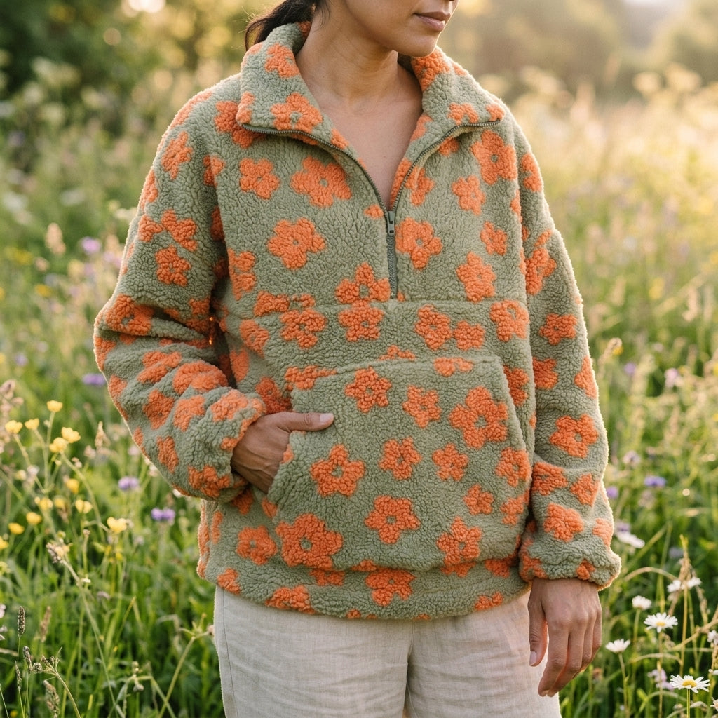 Ottilie Floral Fleece Jacket