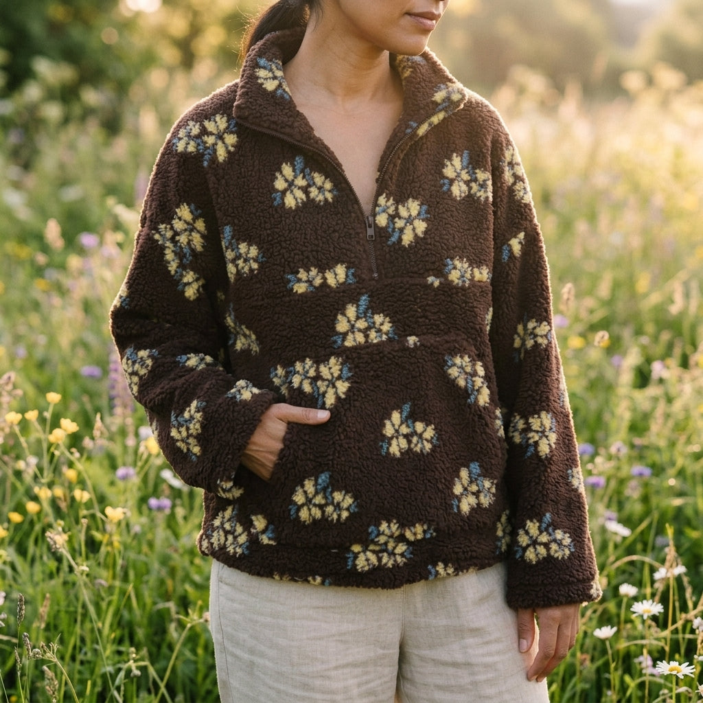 Ottilie Floral Fleece Jacket