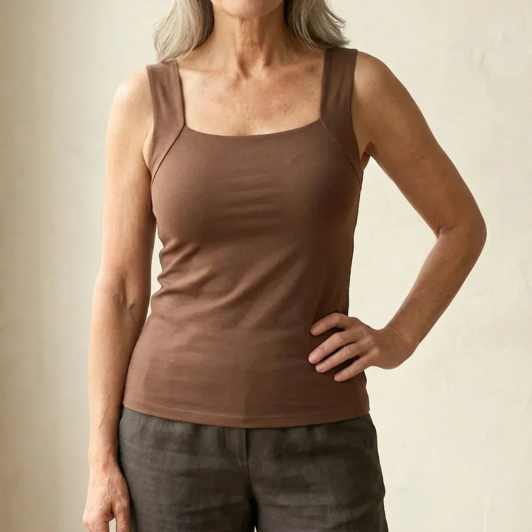 Roxanne Built-In Bra Tank Top