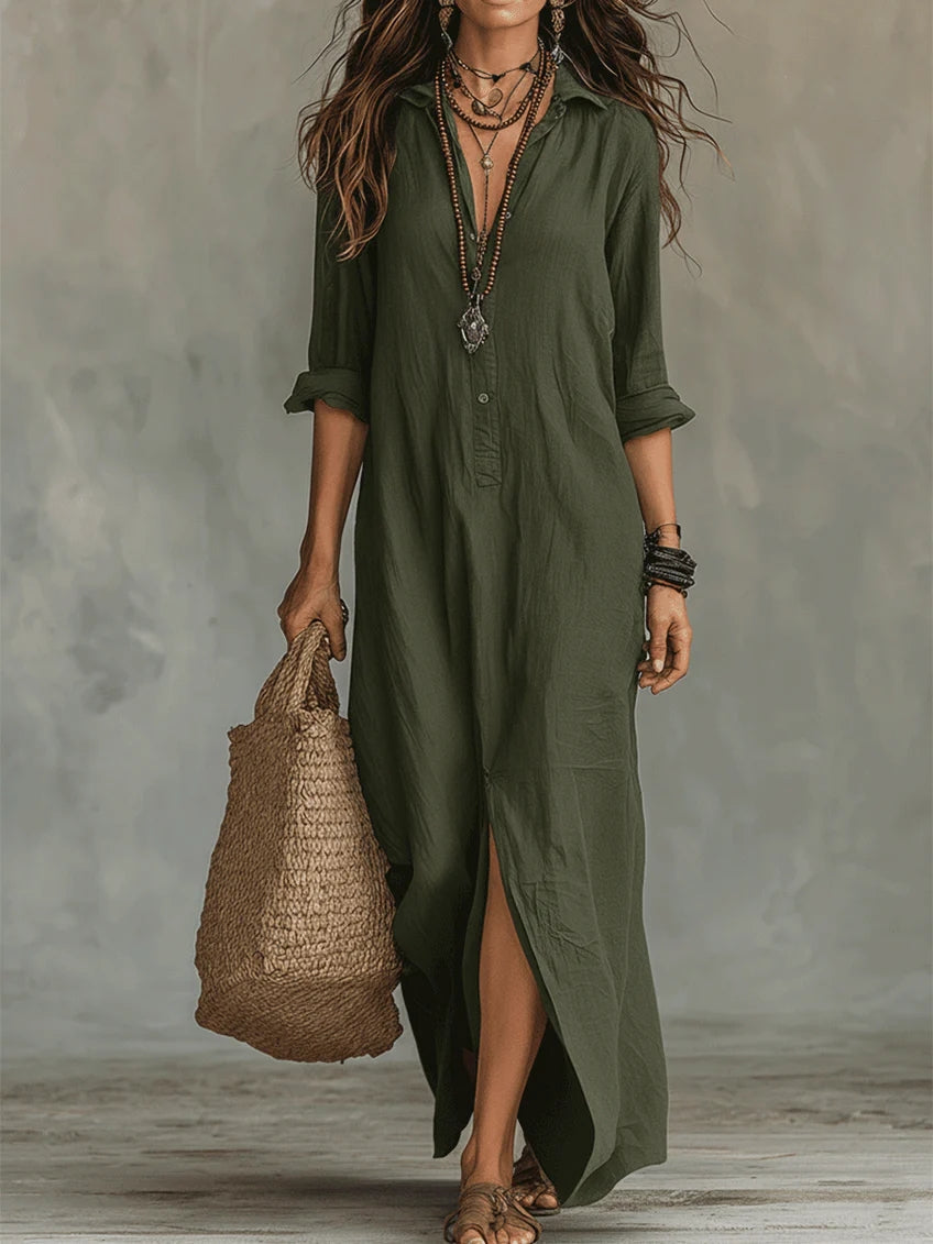 Aria | Effortless Maxi Dress Flattering Silhouette Versatile Daily Wear