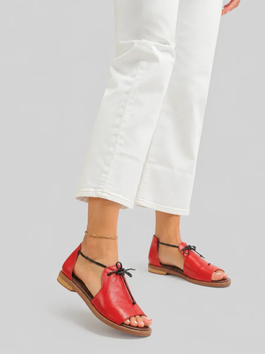 LILLIANA STRAP-STYLE LEATHER SANDALS