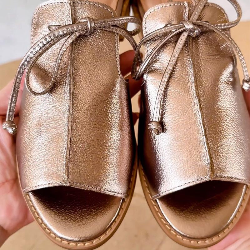 LILLIANA STRAP-STYLE LEATHER SANDALS