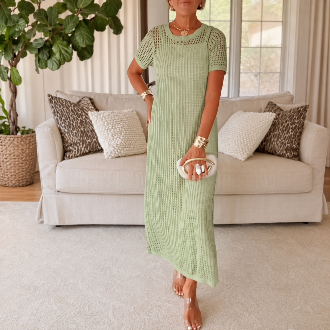 Bethany™ Cut-Out Long Maxi Dress + Free Inner Dress