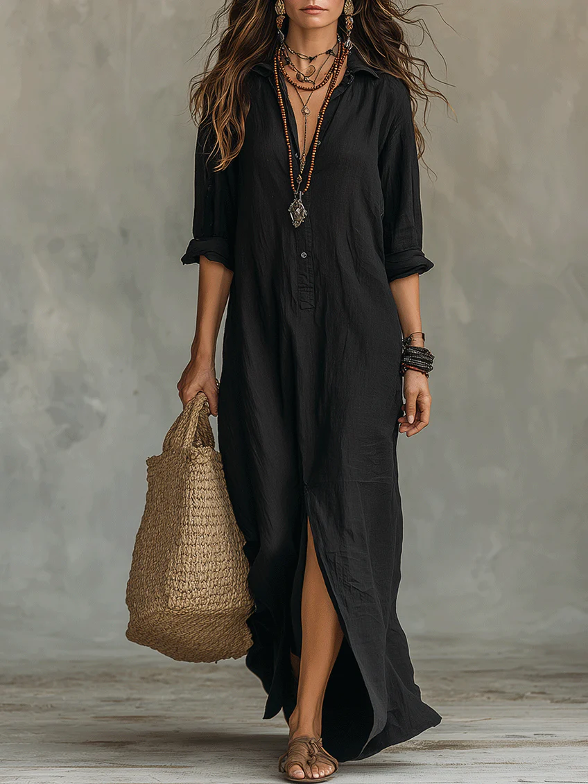 Aria | Effortless Maxi Dress Flattering Silhouette Versatile Daily Wear