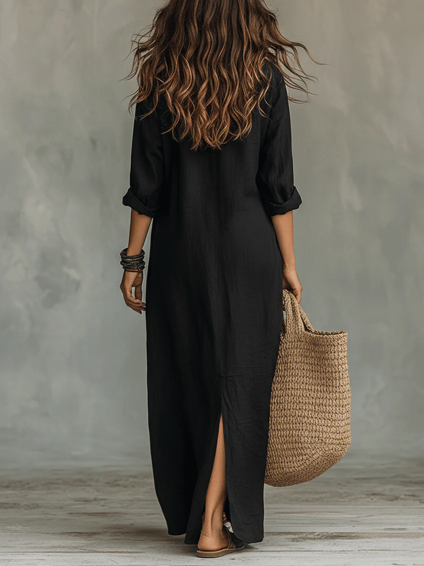 Aria | Effortless Maxi Dress Flattering Silhouette Versatile Daily Wear