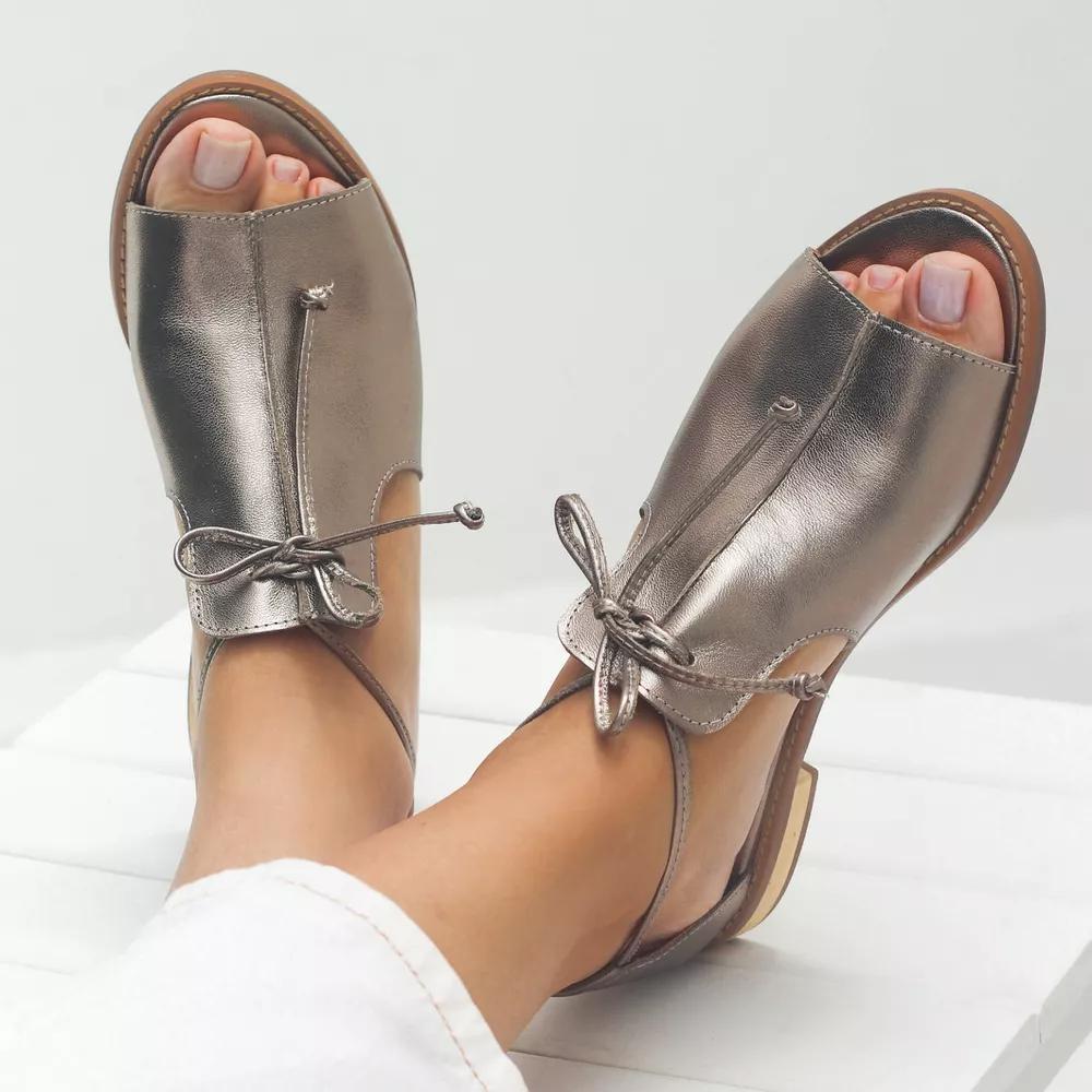 LILLIANA STRAP-STYLE LEATHER SANDALS